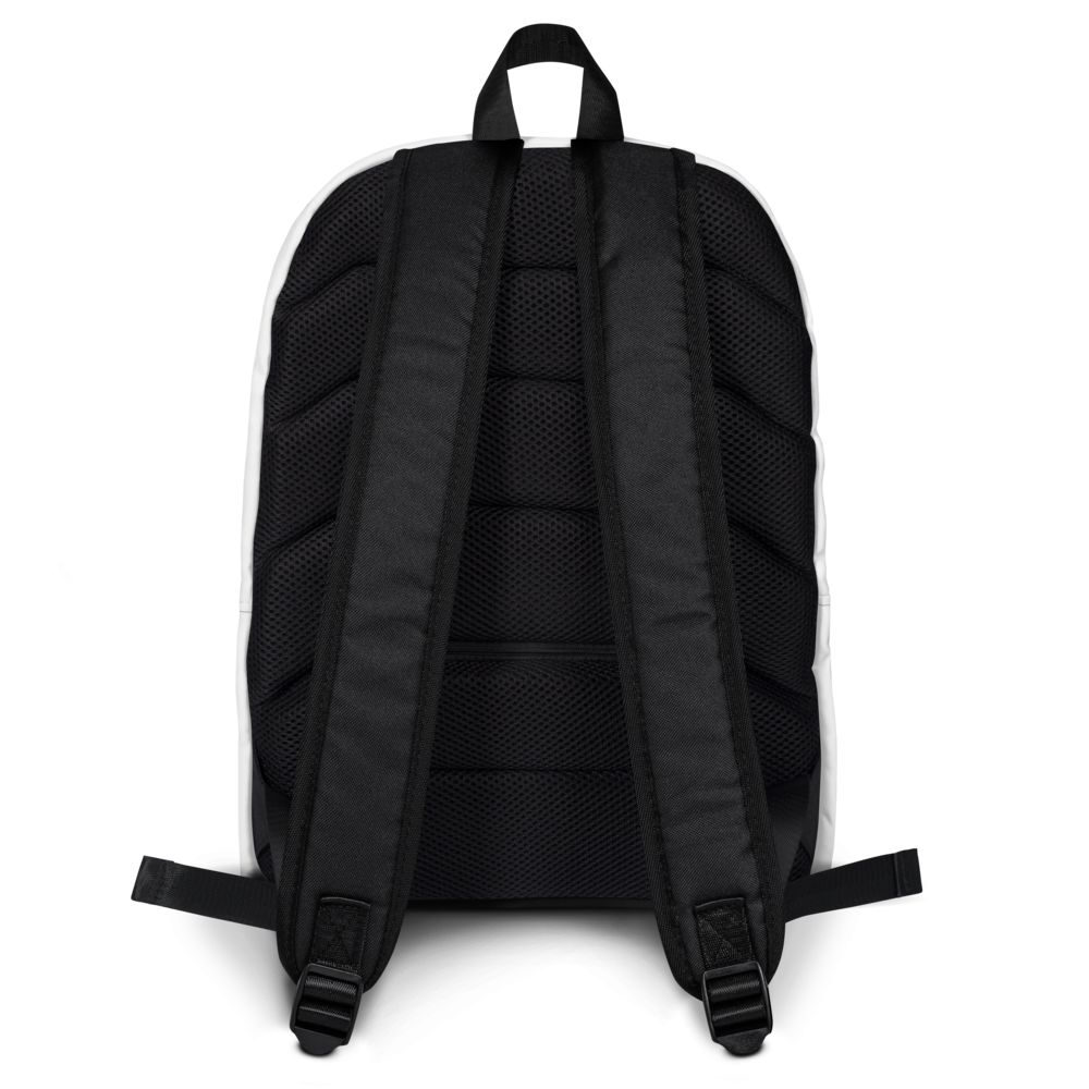 Cosmic Classic White Backpack – Bold Cosmic-Inspired Design