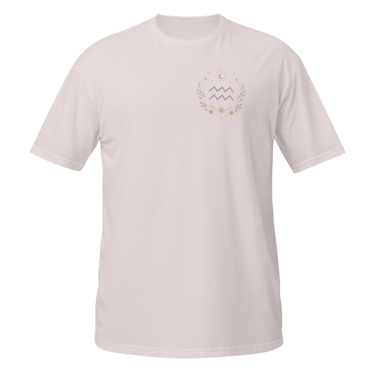 Boho Aquarius Zodiac Tee | Cosmic Wave - CometColors