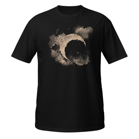 Celestial Crescent Tee | Moonlit Watercolor - CometColors