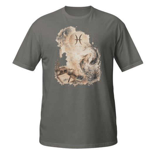 Pisces Dreamscape Tee | Lofi Koi Fish - CometColors