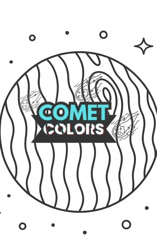 Space Days: Cosmic Coloring Adventure for All Ages - CometColors