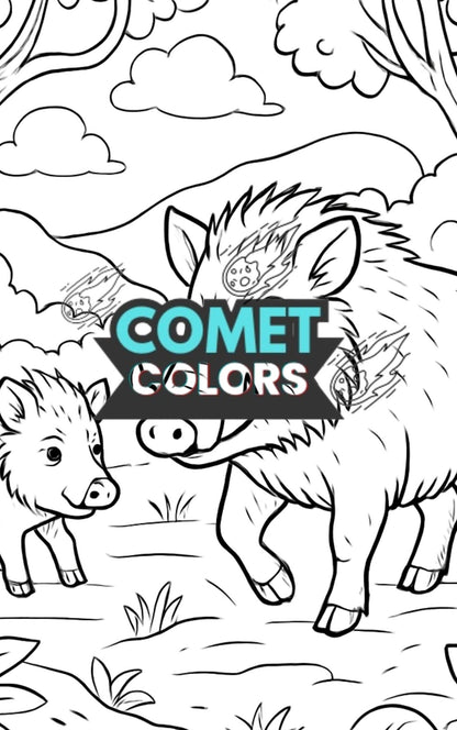 Roaming Friends – Digital Coloring Book for All Ages