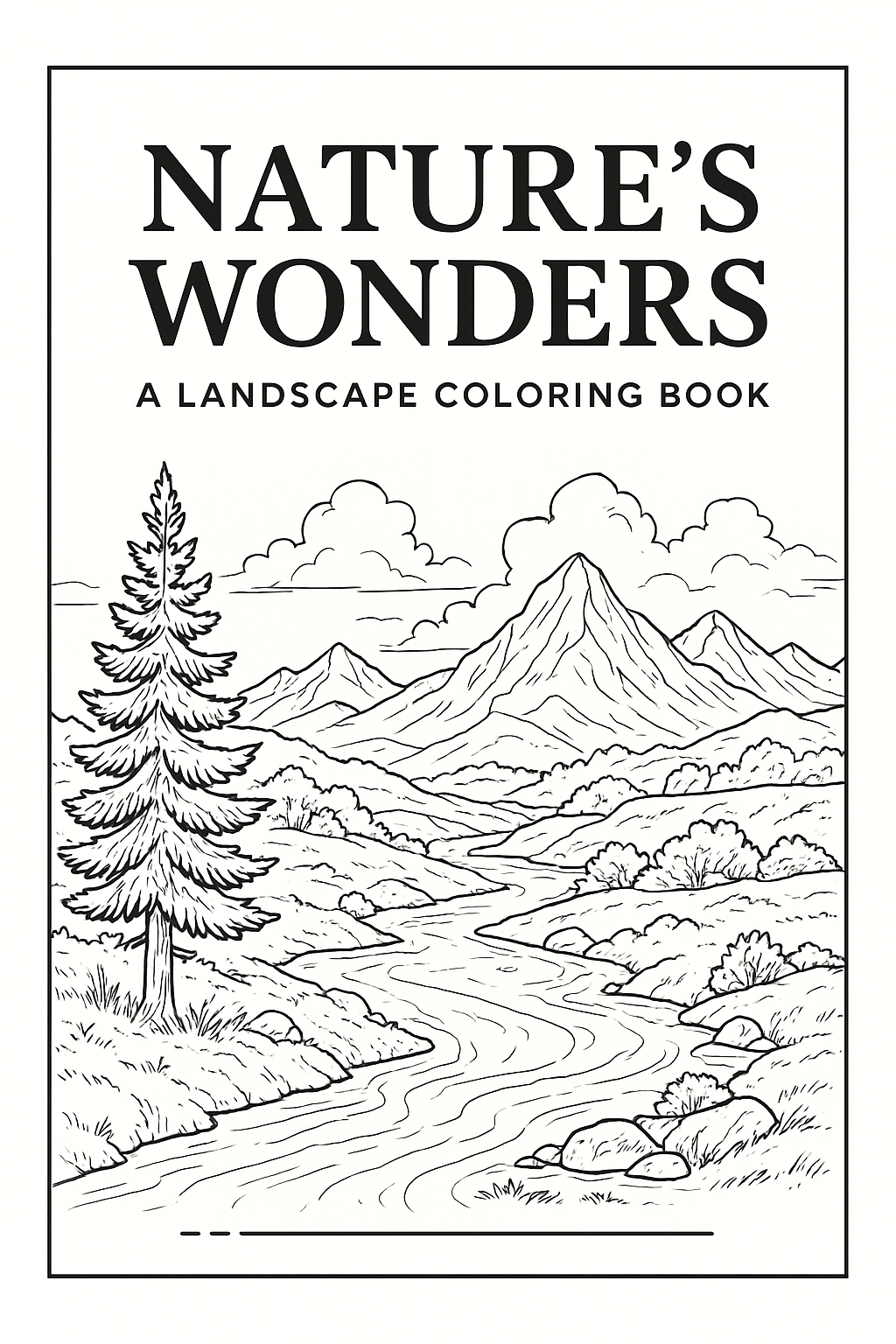 Nature’s Wonders: Global Landscape Coloring Book