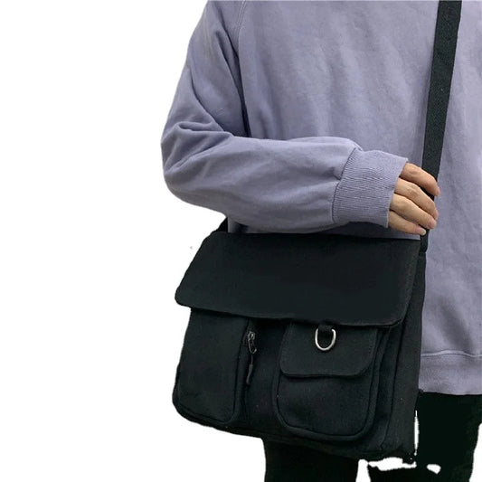 Comet Canvas Bag – Unisex Printed Crossbody Satchel for Everyday Use