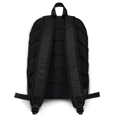 Cosmic Classic White Backpack – Bold Cosmic-Inspired Design