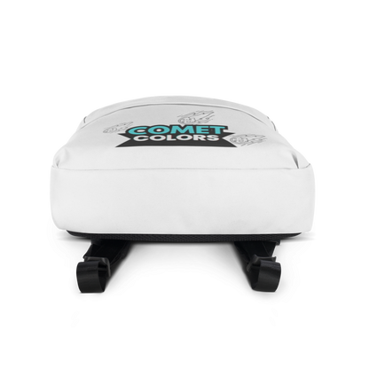 Cosmic Classic White Backpack – Bold Cosmic-Inspired Design