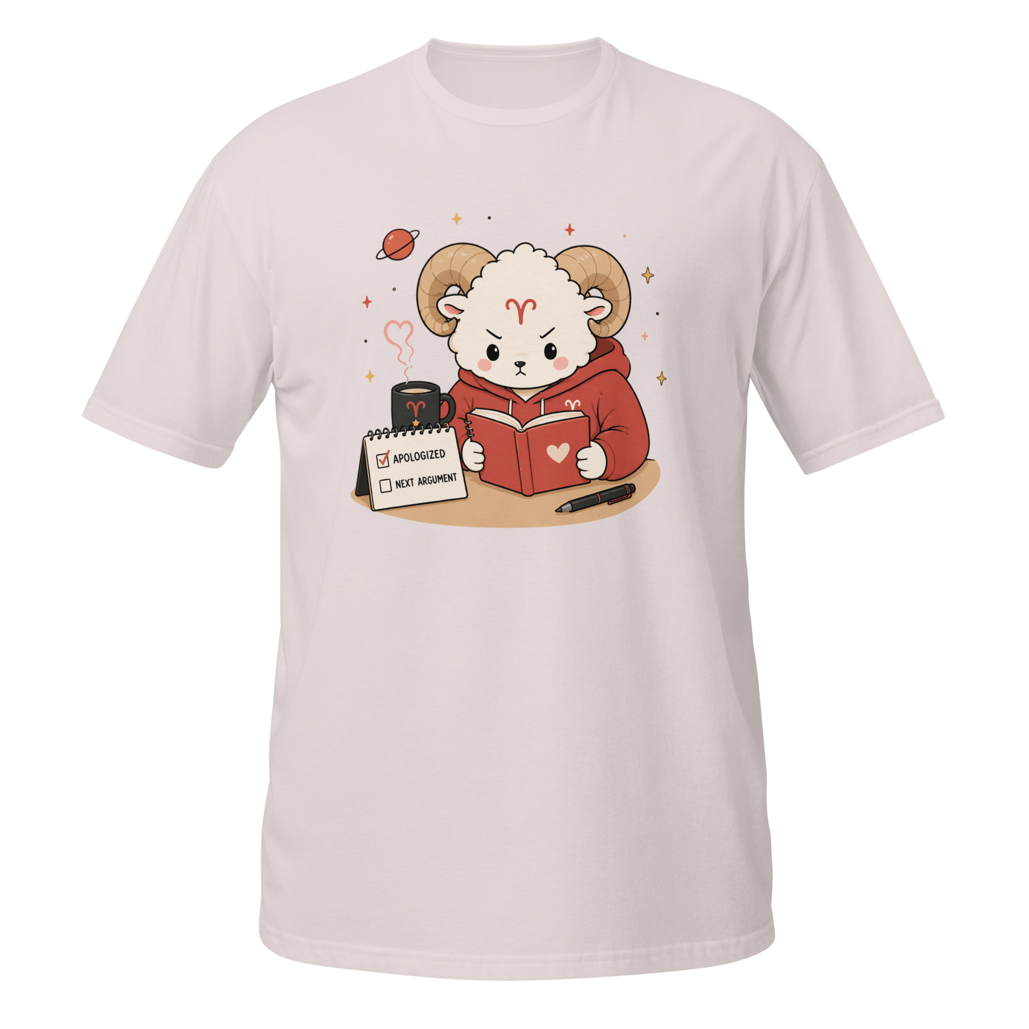 Apologizes Today Graphic Tee | Funny Fiery Zodiac Ram Shirt - CometColors