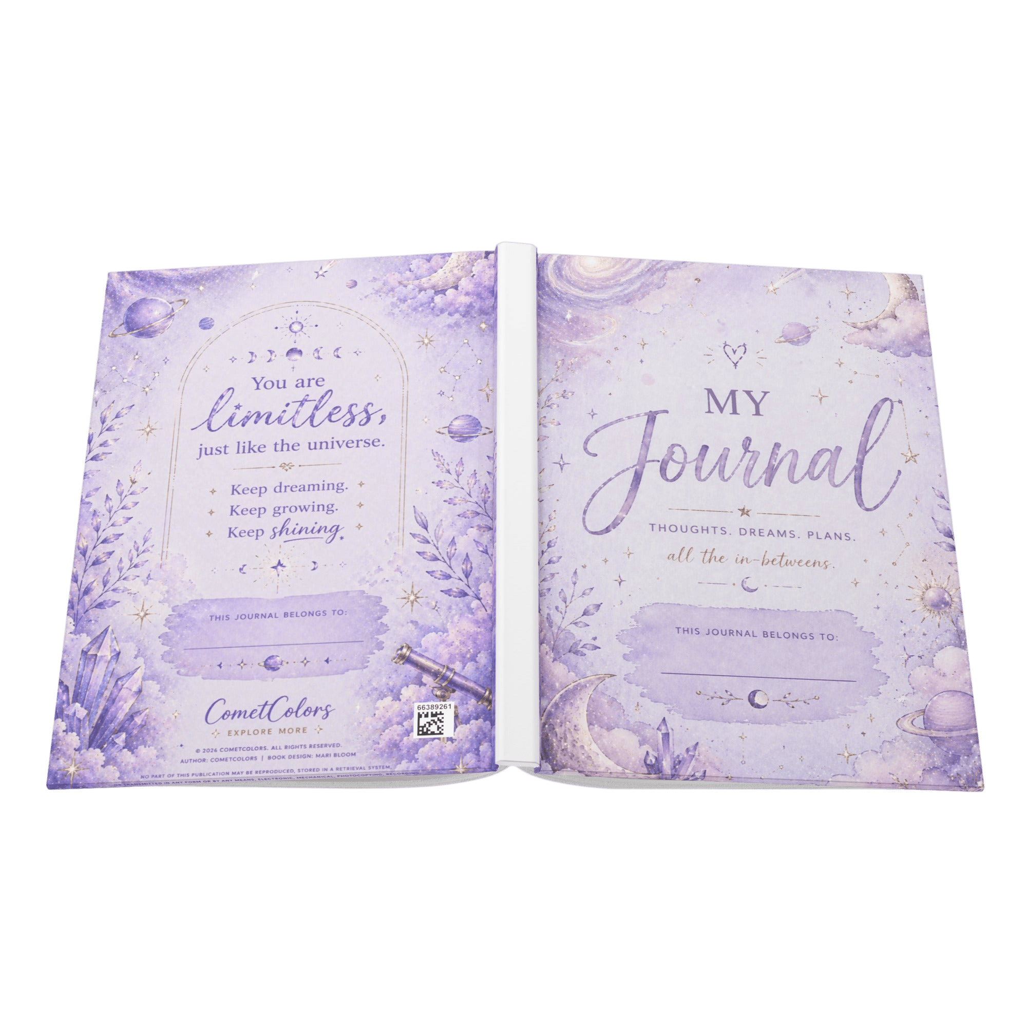 Aura's Bloom Journal: Dreams, Growth & Limitless Possibility - CometColors