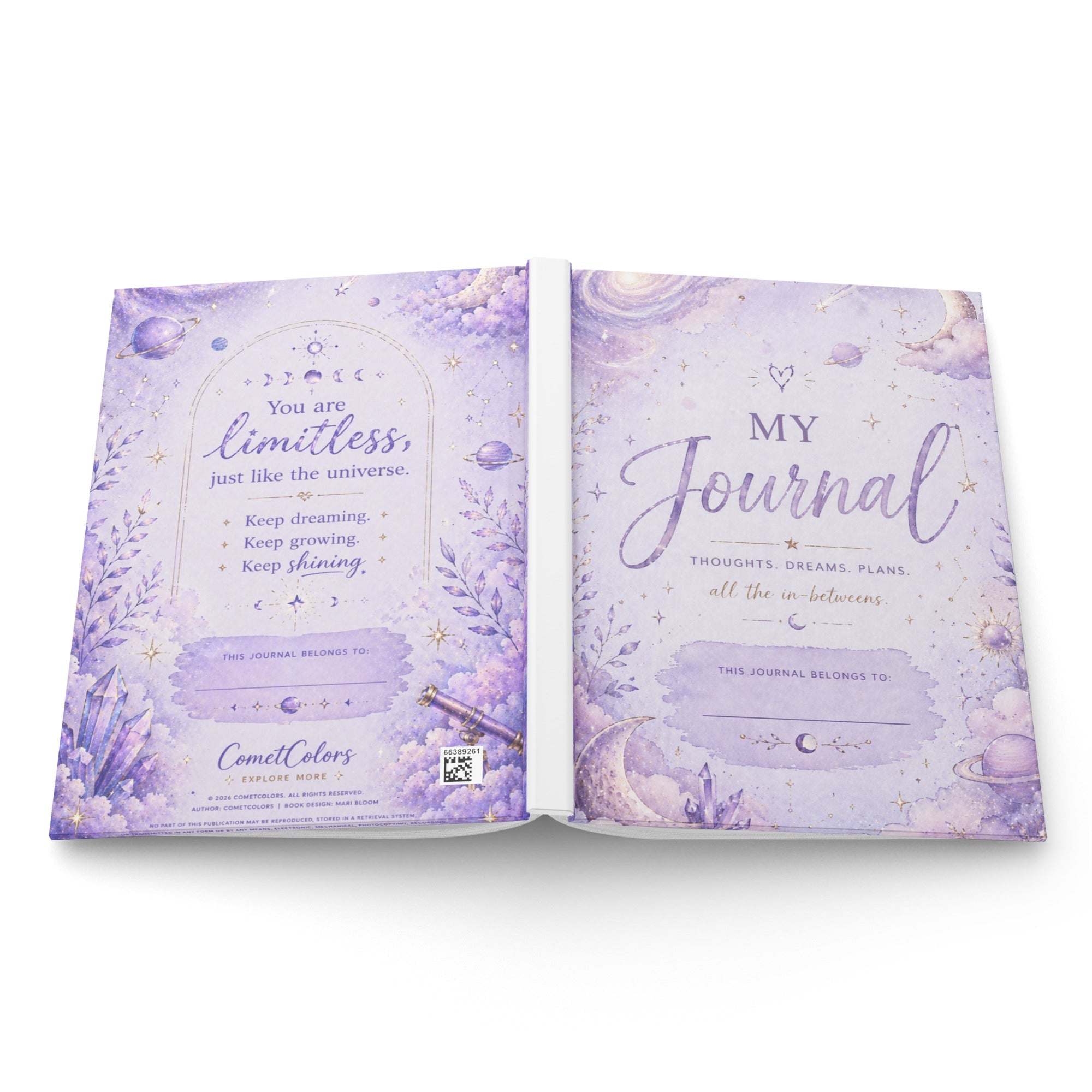 Aura's Bloom Journal: Dreams, Growth & Limitless Possibility - CometColors