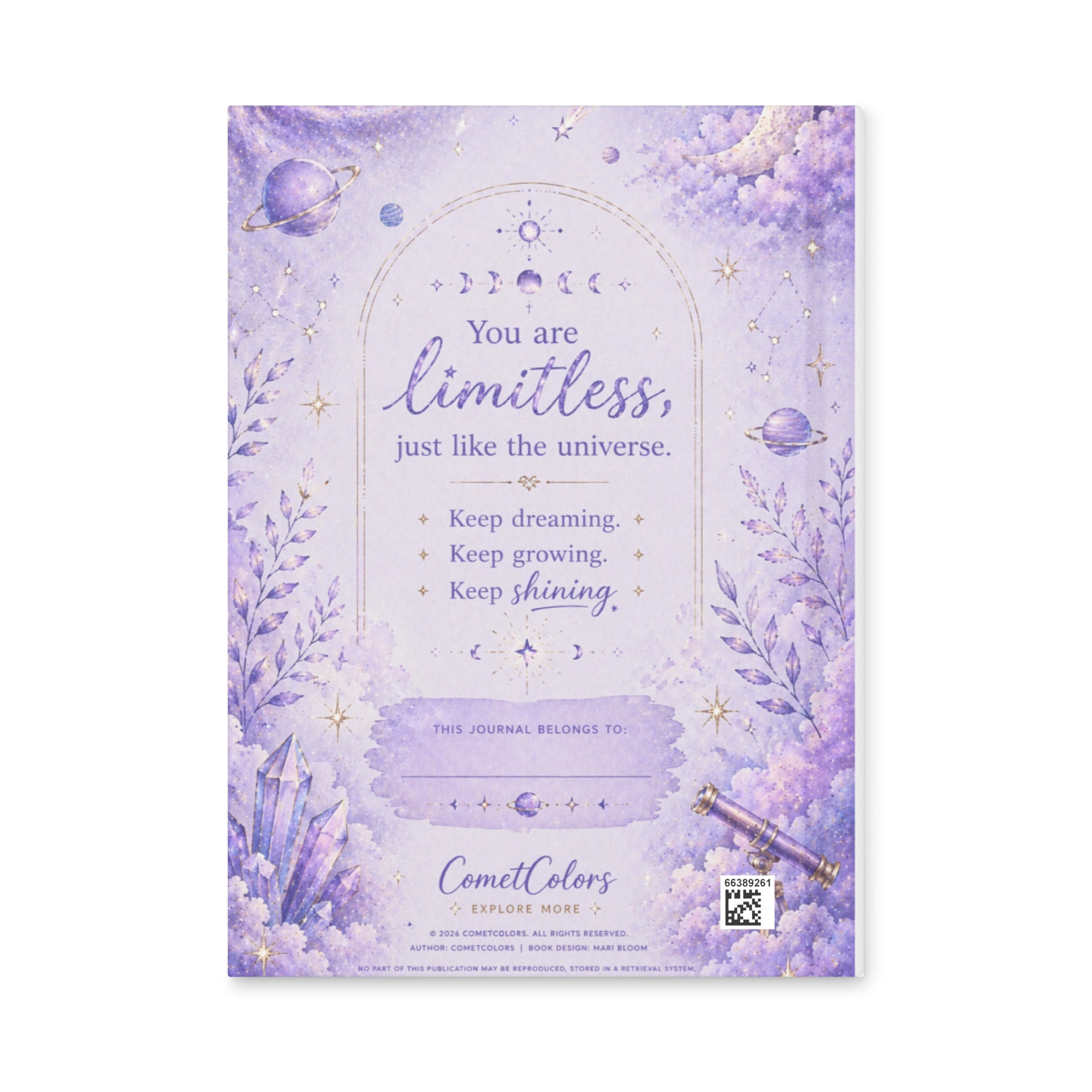 Aura's Bloom Journal: Dreams, Growth & Limitless Possibility - CometColors
