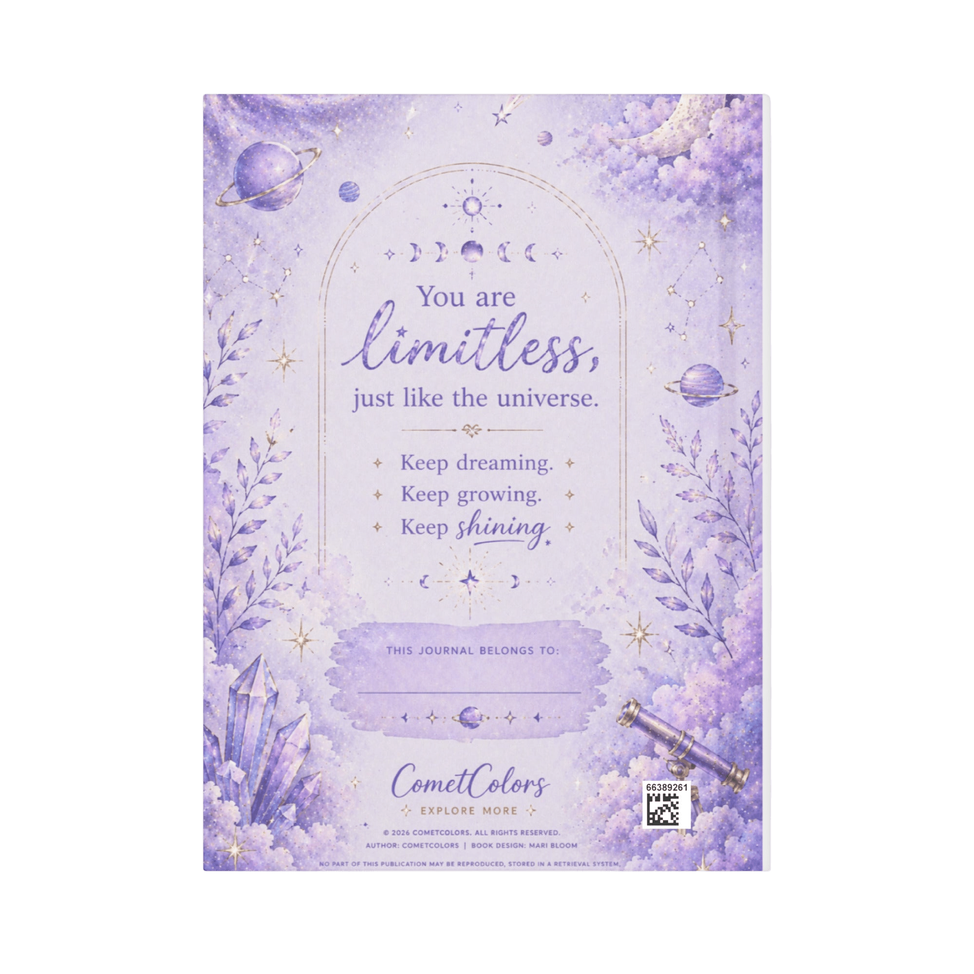 Aura's Bloom Journal: Dreams, Growth & Limitless Possibility - CometColors