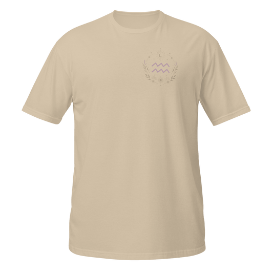 Boho Aquarius Zodiac Tee | Cosmic Wave - CometColors