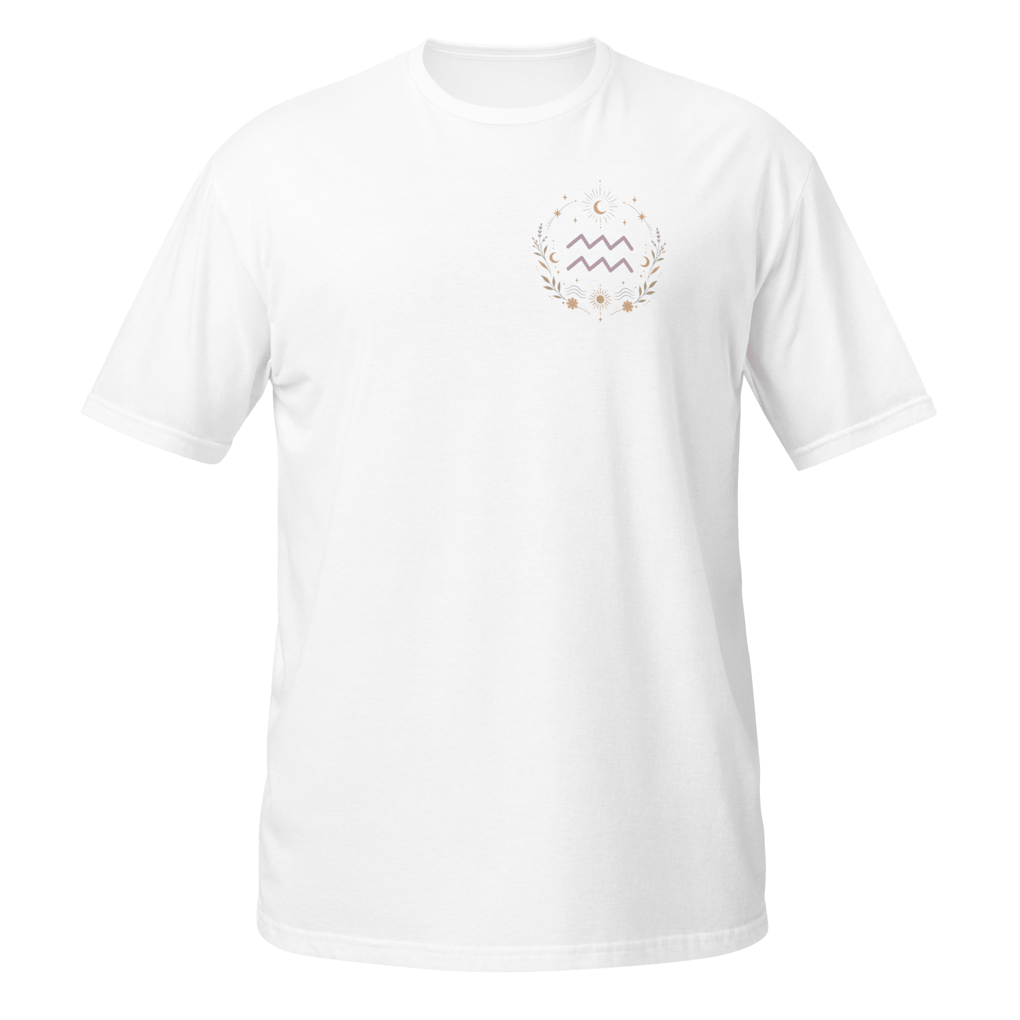 Boho Aquarius Zodiac Tee | Cosmic Wave - CometColors