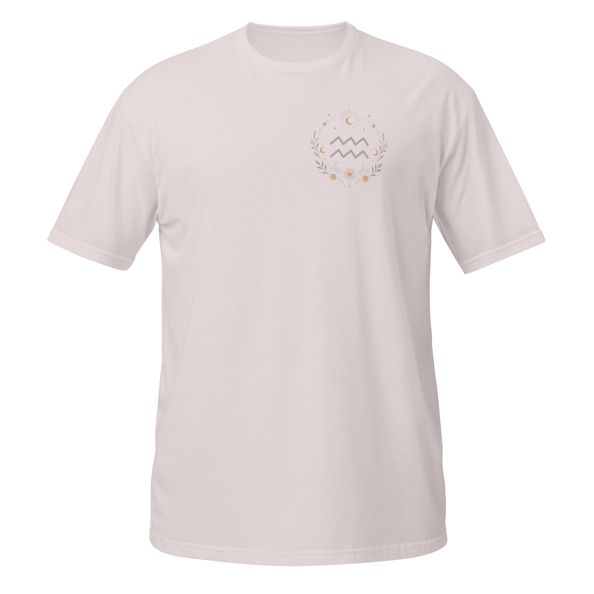 Boho Aquarius Zodiac Tee | Cosmic Wave - CometColors