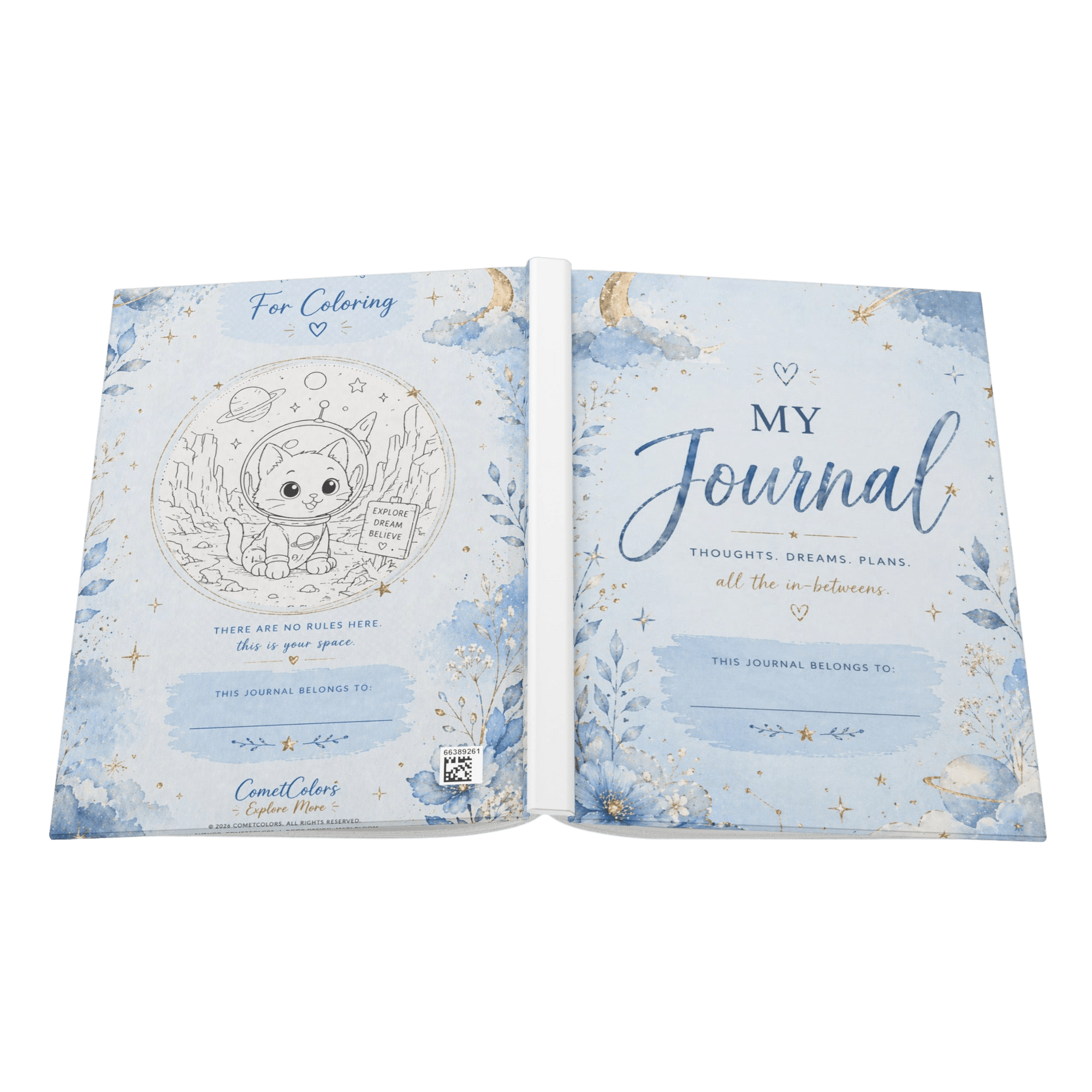 Celestial Bloom Daily Journal: Dreams, Grace & New Beginnings - CometColors