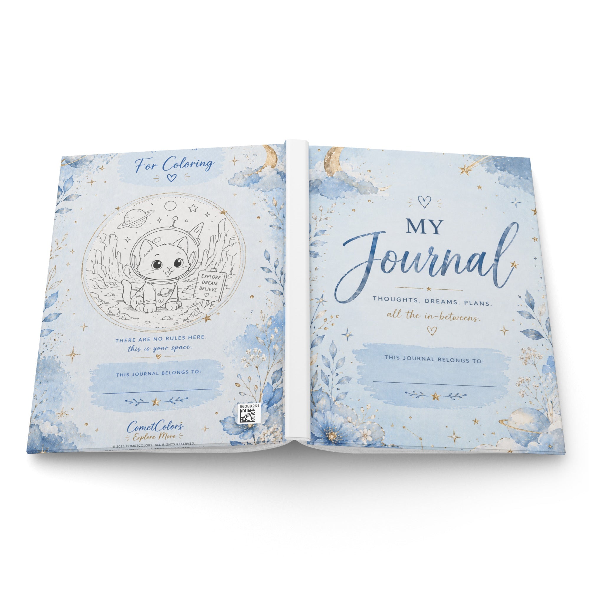 Celestial Bloom Daily Journal: Dreams, Grace & New Beginnings - CometColors