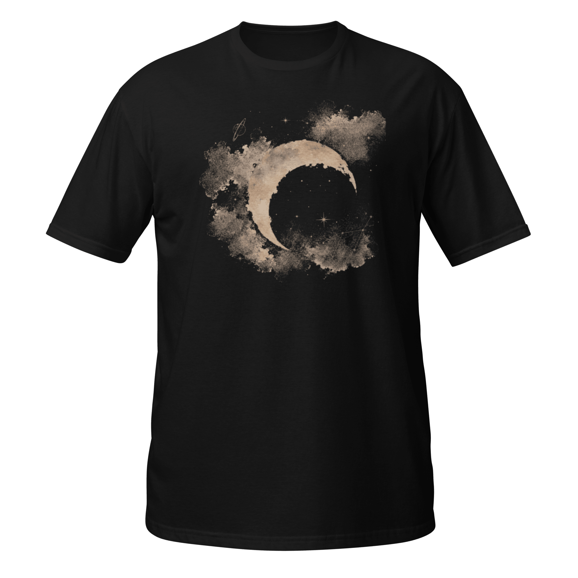 Celestial Crescent Tee | Moonlit Watercolor - CometColors