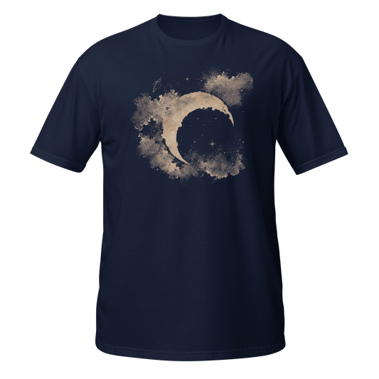Celestial Crescent Tee | Moonlit Watercolor - CometColors