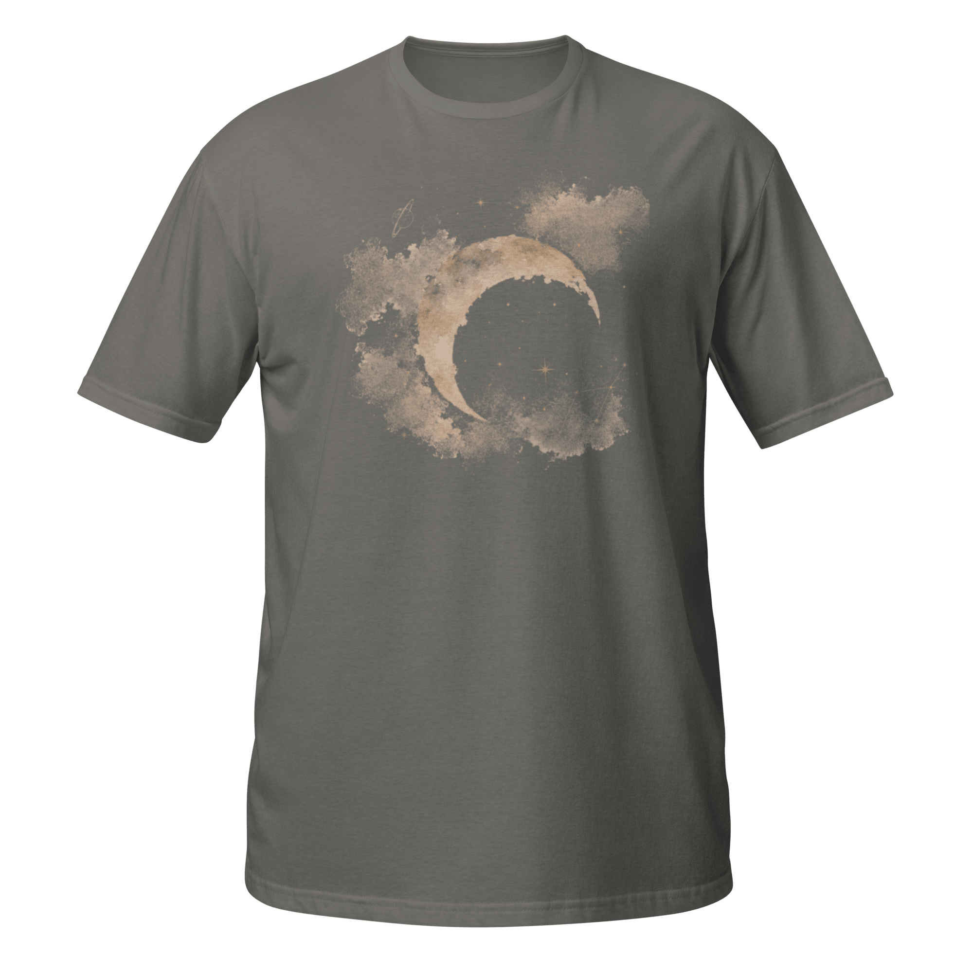 Celestial Crescent Tee | Moonlit Watercolor - CometColors
