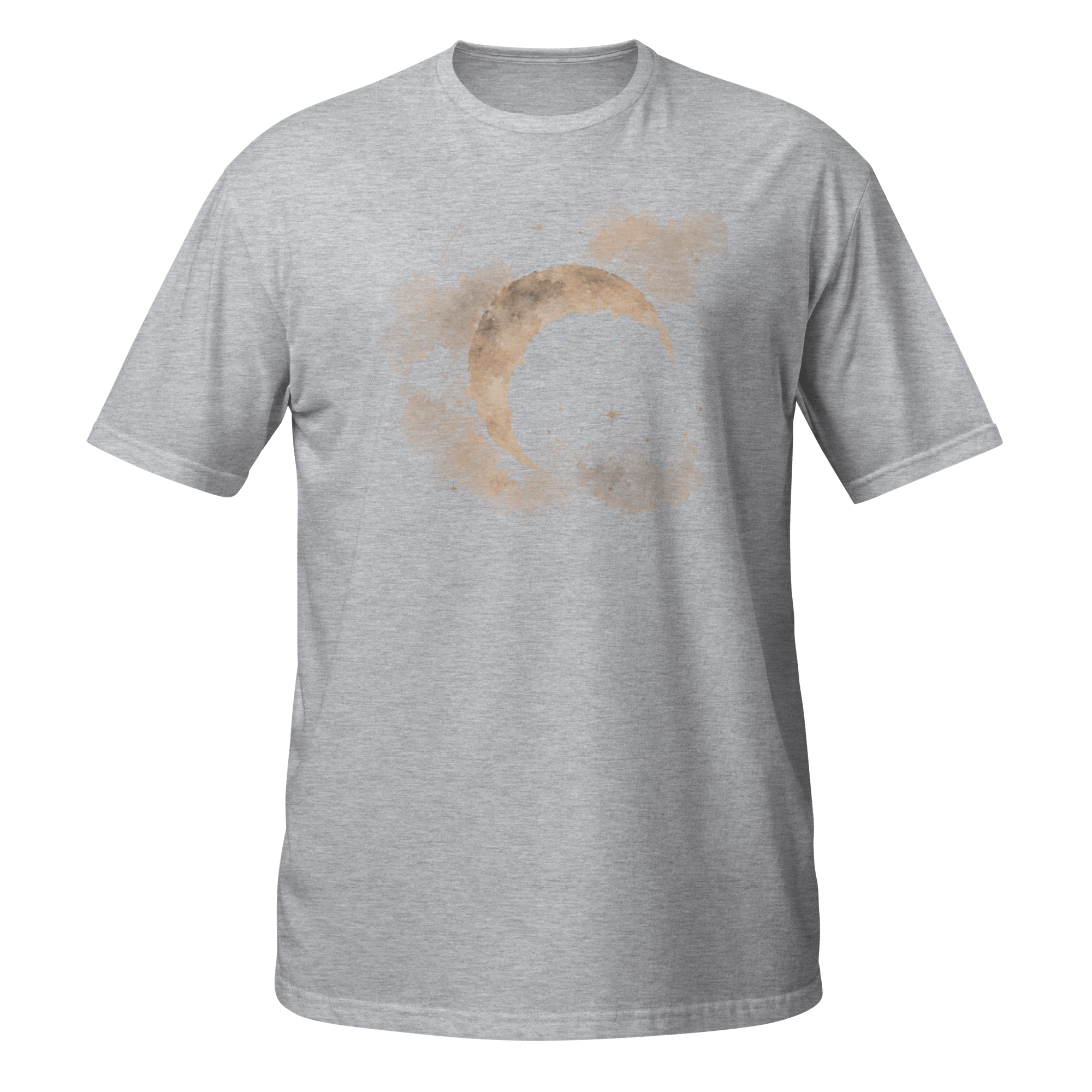 Celestial Crescent Tee | Moonlit Watercolor - CometColors