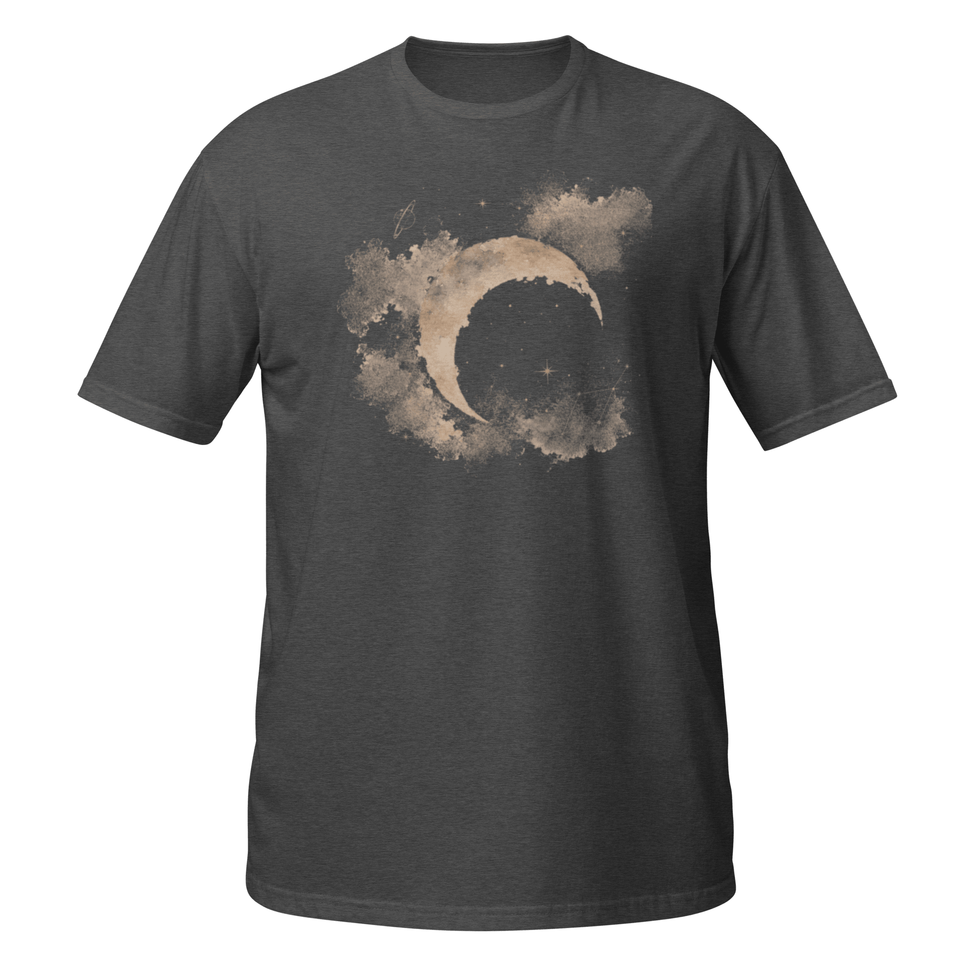 Celestial Crescent Tee | Moonlit Watercolor - CometColors