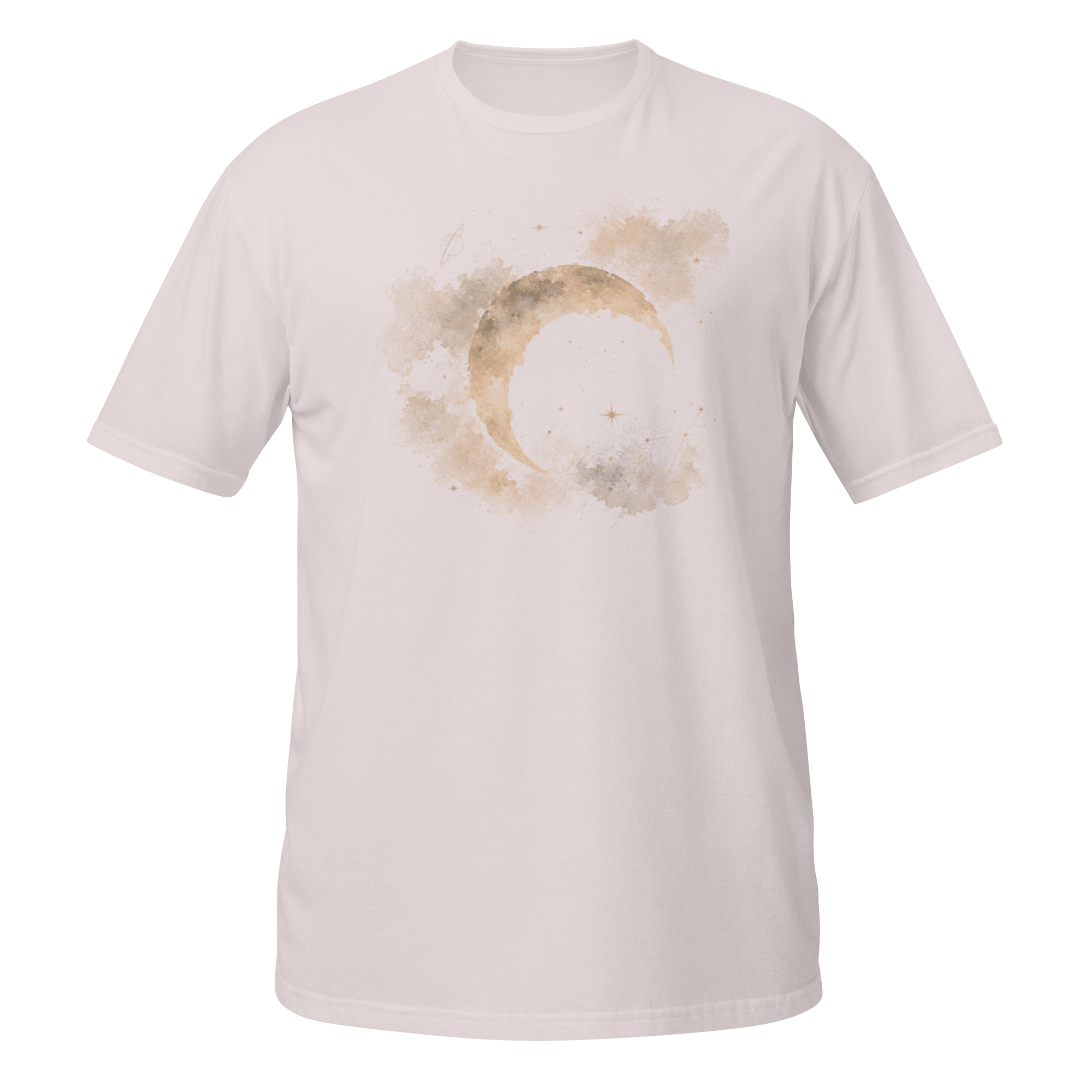 Celestial Crescent Tee | Moonlit Watercolor - CometColors