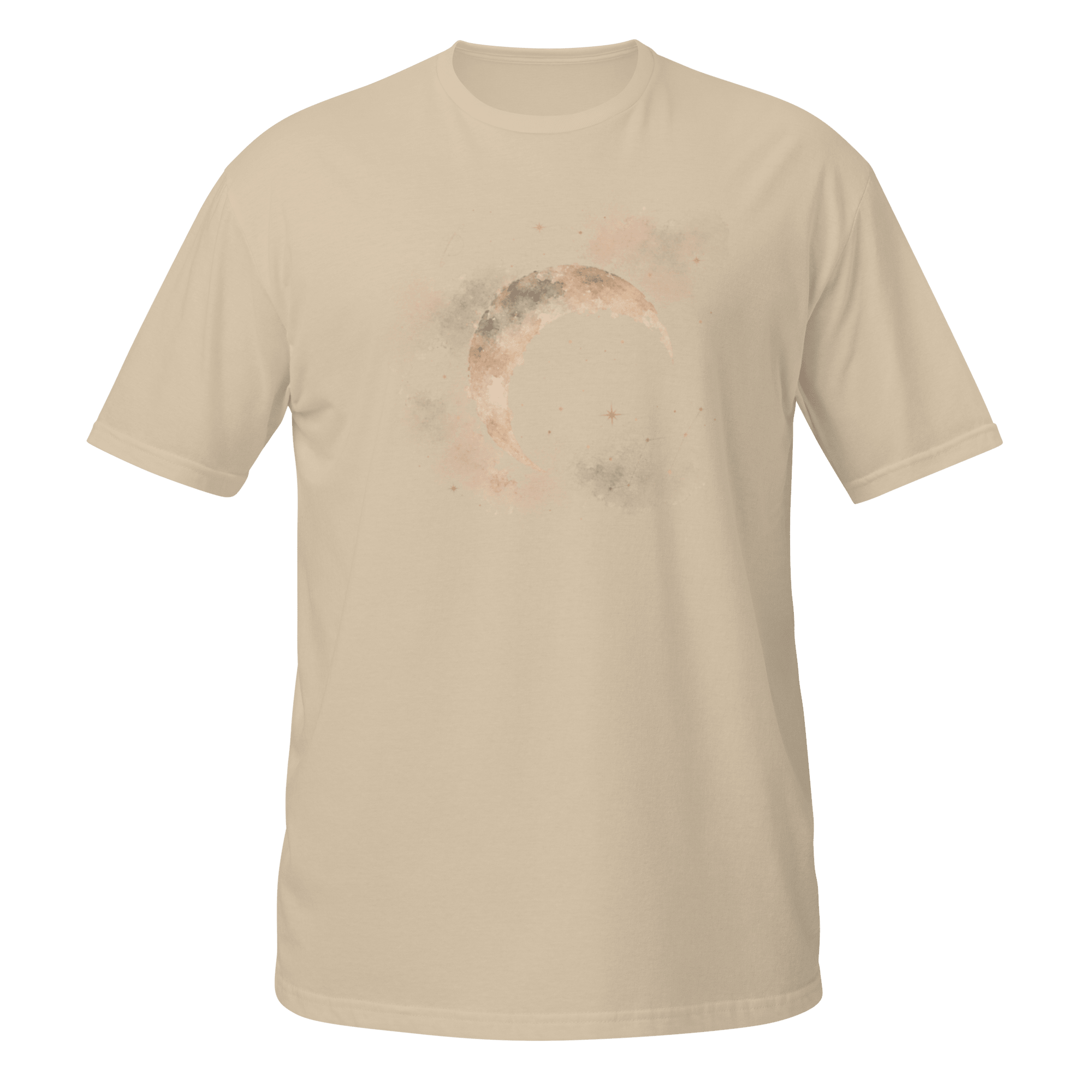 Celestial Crescent Tee | Moonlit Watercolor - CometColors