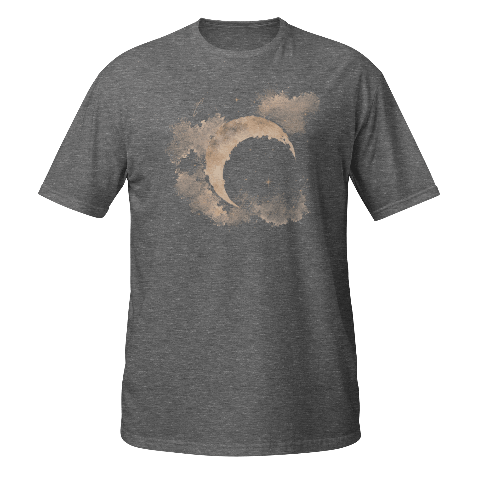 Celestial Crescent Tee | Moonlit Watercolor - CometColors