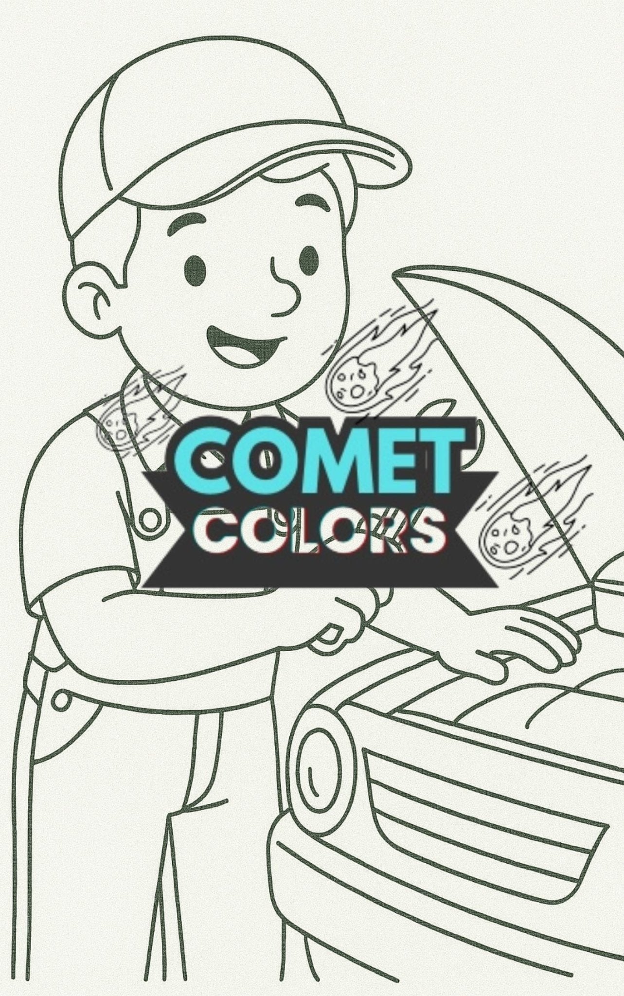 Jobs from Around the World – 25 - Page Digital Coloring Book for Kids - CometColors