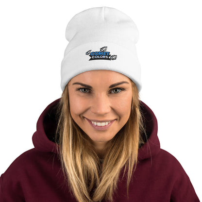 Comet Cap | Cozy Embroidered Beanie – 60% Cotton, One-Size Fits All