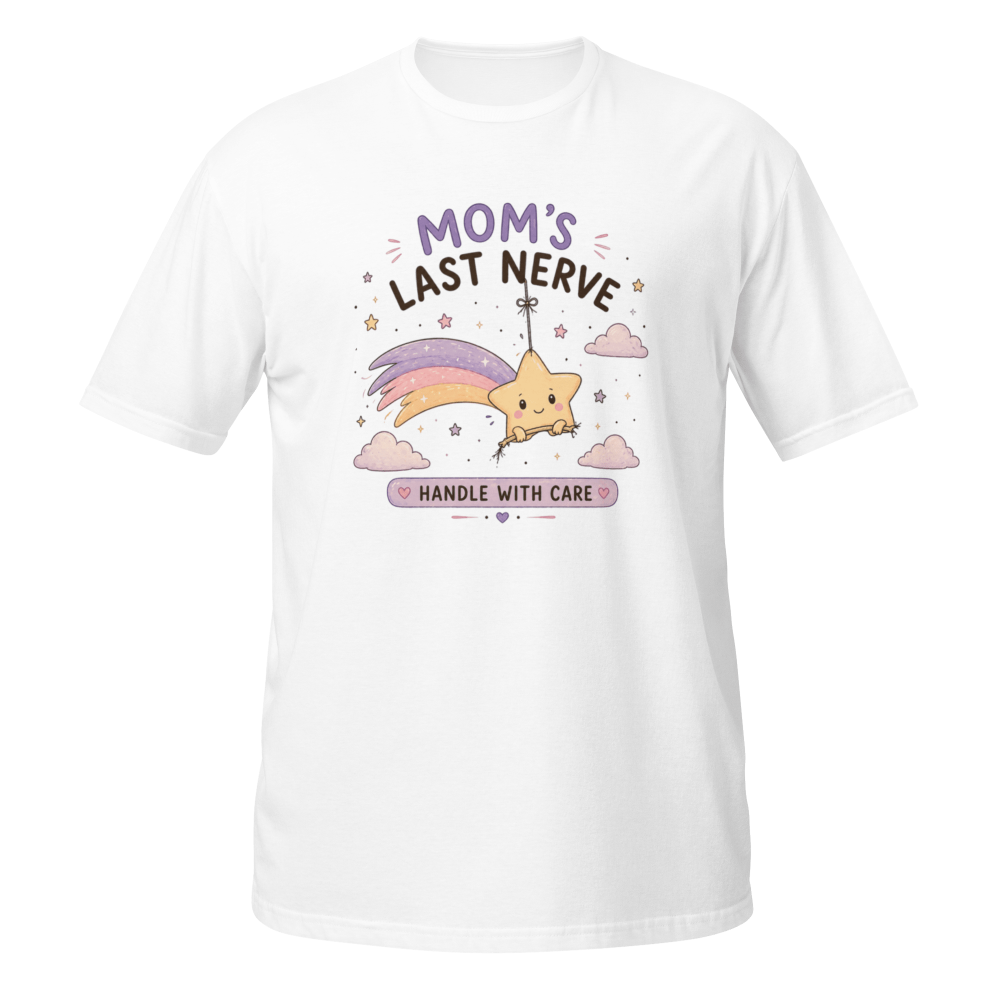 Mom’s Last Nerve Graphic Tee | Funny Cute Mother’s Day Shirt - CometColors