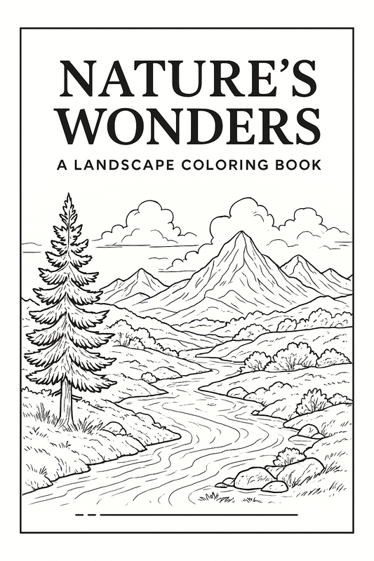 Nature’s Wonders: Global Landscape Coloring Book - CometColors