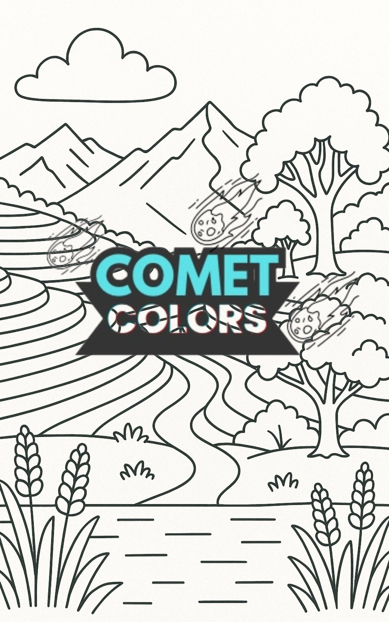 Nature’s Wonders: Global Landscape Coloring Book - CometColors
