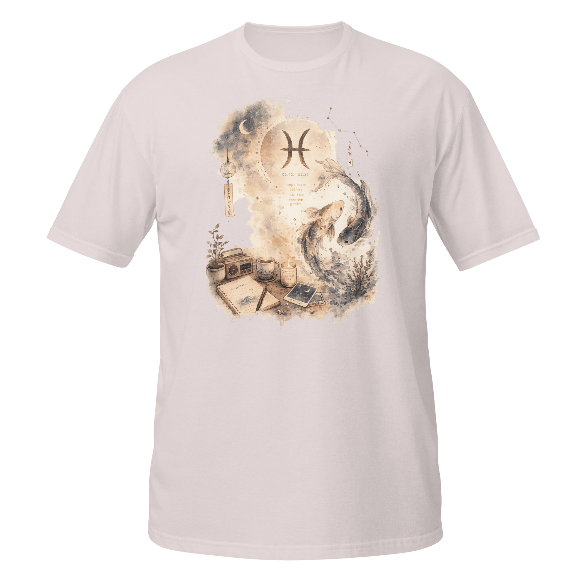 Pisces Dreamscape Tee | Lofi Koi Fish - CometColors