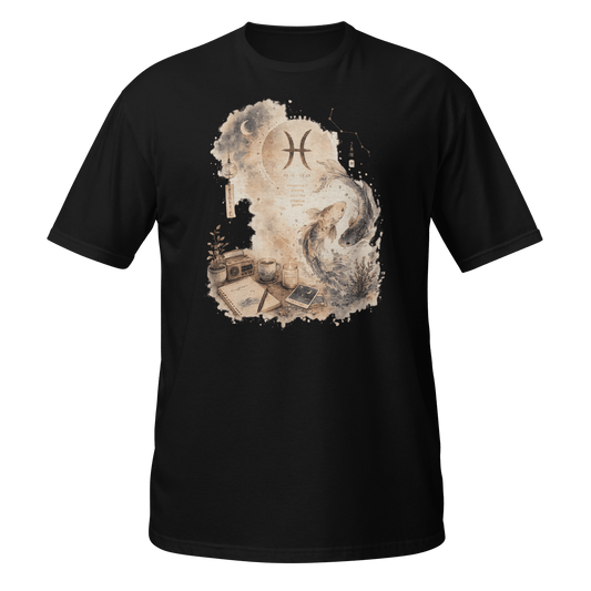 Pisces Dreamscape Tee | Lofi Koi Fish - CometColors