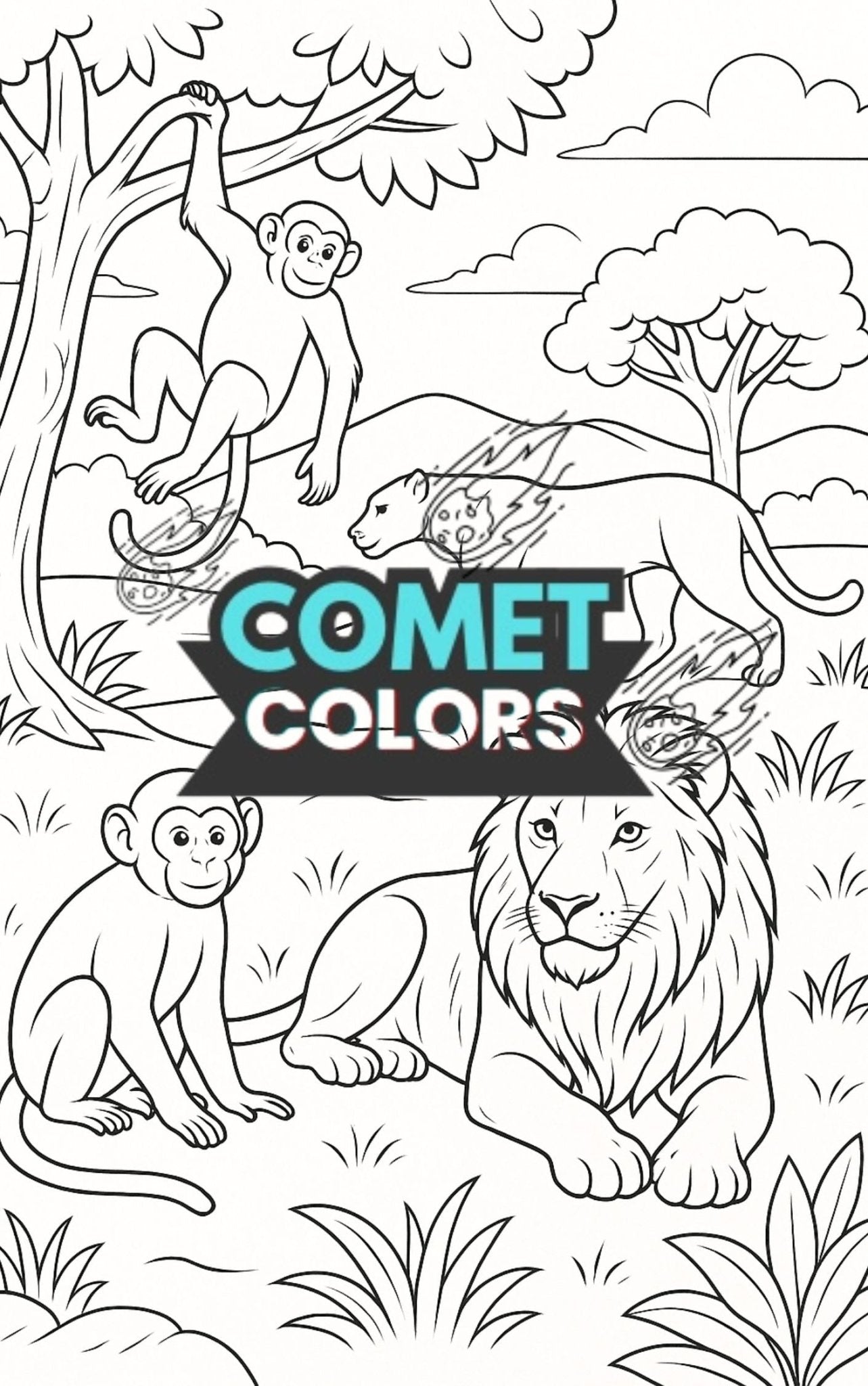 Roaming Friends – Digital Coloring Book for All Ages - CometColors