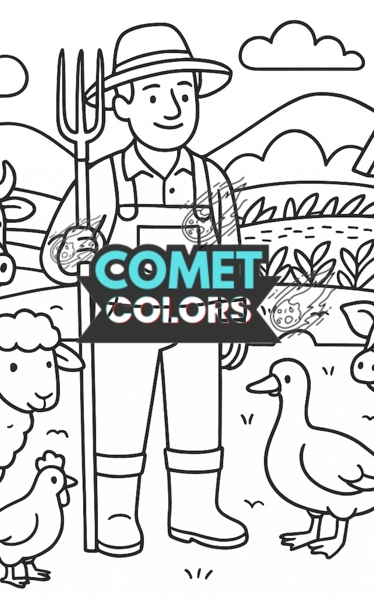 Roaming Friends – Digital Coloring Book for All Ages - CometColors