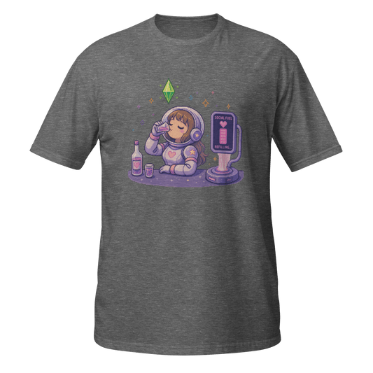 “Social Fuel Refilling” Pixel Tee - CometColors