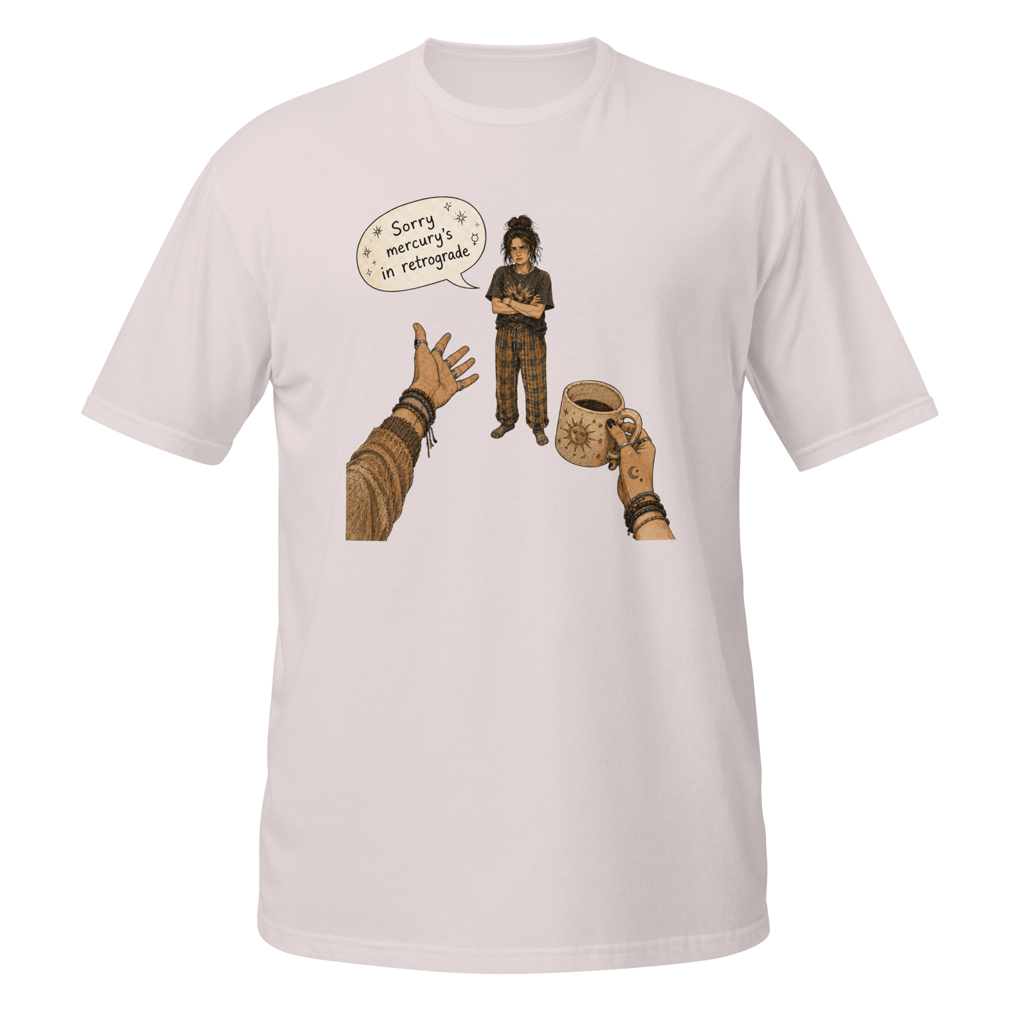 Sorry, Mercury’s in Retrograde™ | Boho Chaos Graphic Tee - CometColors