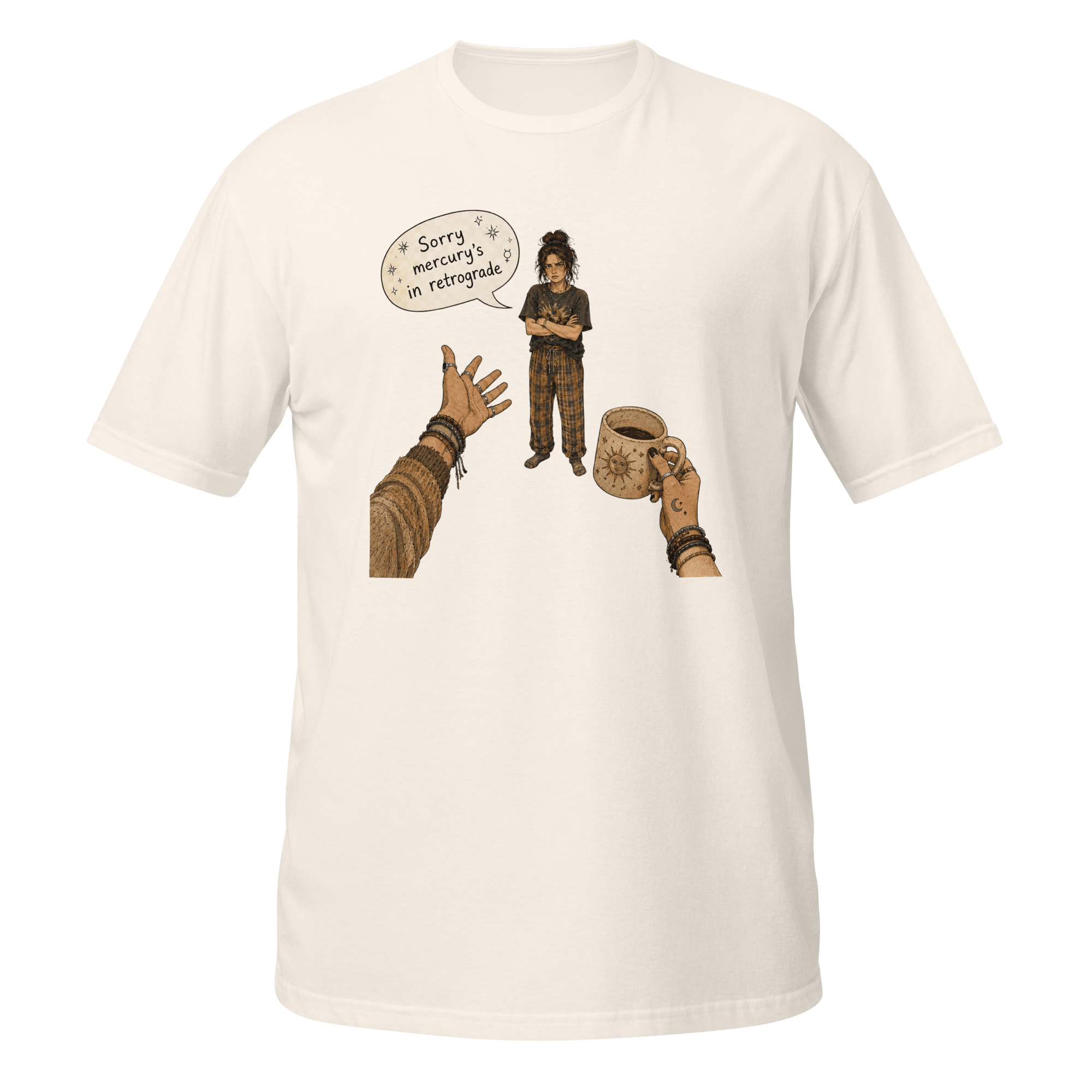 Sorry, Mercury’s in Retrograde™ | Boho Chaos Graphic Tee - CometColors